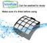 Filter Replacement for Shark AZ3002 AZ3000 AZ3000W Stratos DuoClean Vacuum (2 Filters + 4 Foam & Felt Filters)