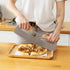 Pizza Cutter Rocker with Wooden Handles & Protective Cover by Zocy, 14" Sharp Stainless Steel Slicer