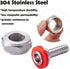 2PCS Keg Coupler Barb Connector, Stainless Steel 304 Beer Kegerator Sankey Couplers, Hex Nut 5/8"G Thread
