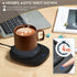 Off,3 Settings, Mug Warmer for Coffee and Tea, Cup Warmer for Desk with Auto Shut Temperature Smart Coffee Warmer Plate