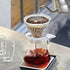 HARIO V60 VDGR-01-B Heat Resistant Glass Transparent Dripper, 01, Black, For 1 to 2 Cups, Made in Japan