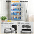 4 Pack Magnetic Spice Rack for Refrigerator, Metal Magnetic Shelf Organizer for Fridge Side, Strong Spice Storage Rack