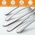 BEWOS 20-Piece Large Serving Utensil Set, Includes Spoons, Tongs, Forks, Cake Server, Stainless Steel, Dishwasher Safe