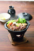 Pearl Metal HB-5221 Sukiyaki Pot with Stove Set, Ceramic, Wagokoro Kaiseki
