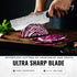 7" 7-inch Nakiri Knife - Razor Sharp Vegetable Cleaver for Kitchen | High Carbon Stainless Steel Multipurpose Asian