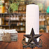 Country Countertop Countertop BestGiftEver Metal Star Rustic Paper Towel Holder - Freestanding Kitchen Decor