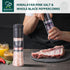 6.7oz (190g) 13.4oz (380g), Set. Soeos Whole Black Peppercorns, and Himalayan Pink Salt, Plastic Bottle Grinder