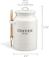 Counter, Barnyard Designs Coffee Canister for Kitchen Decorative Ceramic Coffee Container, Rustic Farmhouse Canister