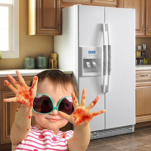 OUGAR8 Refrigerator Door Handle Covers - Keep Kitchen Appliances Clean from Smudges, Perfect for Dishwashers (5pcs,
