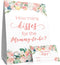 DISTINCTIVS Guess How Many Kisses for the Mommy to Be in the Jar Game - 1 Sign and 30 Cards