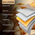 Amalflorid 68-131 99H 6-Layer Folding Bread Proofing Box, Dough Proofer with Temp Control & Timer, Proofing Box