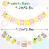 Pink Yellow Lemonade Banner for Stand Decorations, Lemon Sign Garland Summer Party Decor Supplies