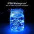 16 Pack IP68 7ft Olafus Blue Fairy Lights Battery Operated, Waterproof Mini String Light, Small LED Bottle Light