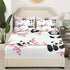 Set Set Erosebridal Kids Panda Fitted Sheet Cherry Blossoms Sheet Full Size Cute Animal Bedding for Boys Girls Teens