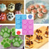 2 PCS Silicone Molds: Puppy Dog Paw, 6 Cavity Mould for Homemade Treats and Chocolate Baking