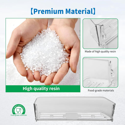 W10887799 W10795606 & W10671656 Refrigerator Door Shelf Bin, Compatible with KitchenAid JennAir Refrigerator