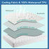 Kmall King Mattress Protector, Waterproof Noiseless Cover with Deep Pocket for 8-21 inches Mattress, Soft and Breathable