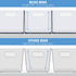 STORi Bliss 10" x 6" Open Clear Pantry Organizer Bin, Plastic Containers with Handle for Kitchen, Fridge, Bathroom