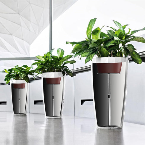 Hazztoll 19.5-32'' (6 810 Adjustable Plant Risers for Inside Pot, Planter Insert for Large Container, Rise Filler Riser