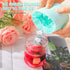 Cylinder Silicone Ice Cube Molds, Holds 60 Ice Cubes, Decompress Ice Lattice Trays, Easy Release Ice Cube Cup (Blue,
