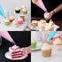 Piping Bags and Tips Set, 100Pcs 12 Inch Disposable Pastry Bags for Cake Decorating Kit Supplies
