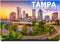 Tampa Fridge Magnet, Florida Travel Souvenir