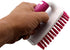 Dependable Industries Inc. Essentials Scrub Brush with Comfort Rubber Grip, Heavy Duty for Bathroom Cleaning