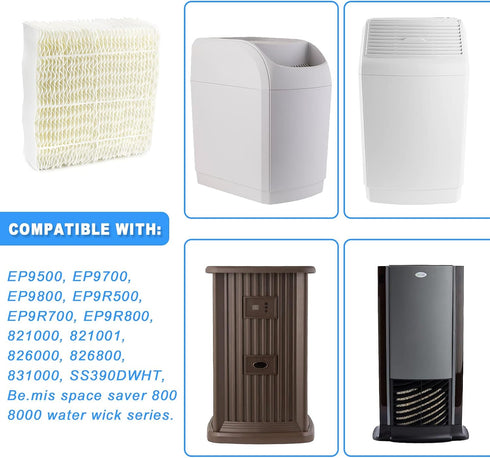 TOMOON 1043 Super Wick Humidifier Filter Replacement for Essick Air Aircare 831000 EP9500 EP9800