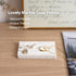 2 Countertop, Pcs Soap Holder for Bathroom, Marble Soap Dish for Kitchen Soap Tray Draining with Creative Wavy Design