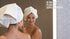 Set Set 4) BAGNO MILANO Turkish Cotton Bath Towels, Hand Towels - Soft Plush Jacquard Collection Luxury Towels (Cream
