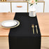 90 Inches 12X90 Inch Farmhouse Black Table Runner Dining Table Runners Long Coffee Table Runner for Dresser Living Room