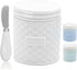 BAENOSE Ceramic Butter Crock, French Butter Dish for Spreadable Soft Butter,Butter Keeper for