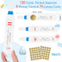Sinload 80 Pcs Baby Shower Scratch Off Game - Fun Pregnancy Test Theme for Parties