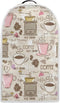 Talayituse Coffee Print Blender Dust Cover with Handle, Anti Fingerprint Dust Proof Cover for Stand Mixer or Coffee