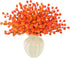 letesult 44PCS Artificial Fall Berry Stems Branches, 8.6 Inch Faux Orange Holly Fall