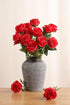 Luyue 10PCS Artificial Roses Flower with Stems, Realistic Long Stem Faux Rose for Valentine's Day Wedding Home Decor