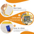 YLQLA 9 Packs Blocks,Puzzle,Books...(9 Large Toy Storage Bags,Kids Toy Organizer with Zipper and Lables,Clear PVC Board