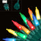 XMASHOME 19.6ft Green Wire Multicolor String Lights, 100 Count Incandescent Christmas Lights, (Multicolor,