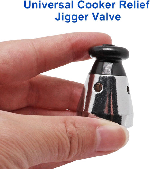 Pressure Cooker Relief Jigger Valve 1Pc - Universal with Exhaust Rod, Whistle for Weight Pressures Control