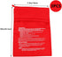 Microwave Potato Bags, 3 Pack Reusable Microwave Cooker Bag, Baked Pouch Potato Bag, Red
