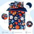 Sets Set 3-Pieces, Sets SANDJEST Sports Bedding for Boys, Ultra Soft Microfiber Comforter Bed with Comforters for Kids