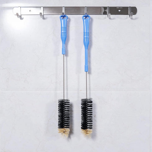 Bottle Cleaning Brush - 17 Inch Extra Long Handle for Washing Narrow Neck Bottles, 2 Pack