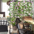 GTIDEA Artificial Vines - 2pcs 15Feet Morning Glory Hanging Plants, Silk Garland for Home Garden Decor