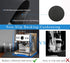 Dark Gray Coffee Mat for Countertops, Absorbent Rubber Mat for Coffee Bar Accessories Under Espresso Machine, 16"x24"