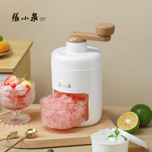 ZHANG XIAO QUAN SINCE 1628 Hand-cranked Shaver Ice and Snow Cone Machine, BPA Free
