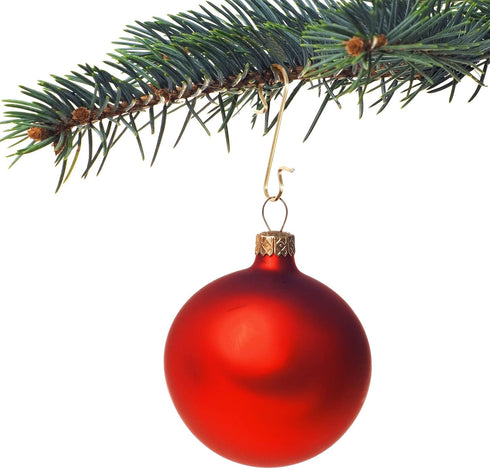 Tatuo 400 Pieces Christmas Ornament Hooks with Storage Box for Tree Decoration (Gold)