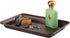 iDesign Decorative Countertop Vanity Tray Organizer, Set of 2, 9.7" x 6.3" x 1", Bronze