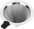 Pissente 400ml Pour Over Coffee Maker, High Temperature Resistant Glass Dripper with Stainless Steel Filter