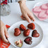 Valentine's Day Silicone Molds, 2PCS Large 3D Diamond Heart Shape Chocolate Molds for Baking