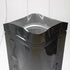 Double-Sided Stand-Up Pouch with Clear Round Window - Matte/Glossy Color (100 Bags/Pack) (4" x 6.3", Glossy Black)